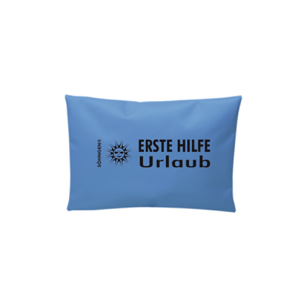 Erste Hilfe Urlaub blau