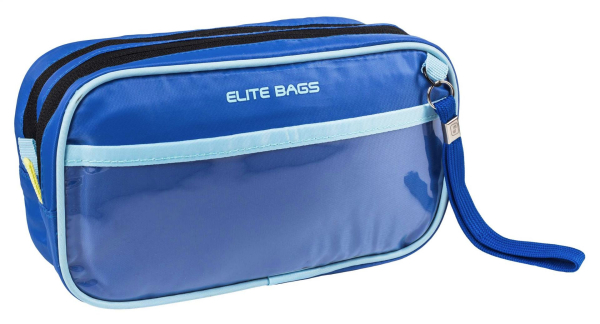 DIA'S RETRO Diabetiker-Täschchen, blau gestreift – Ansicht 3