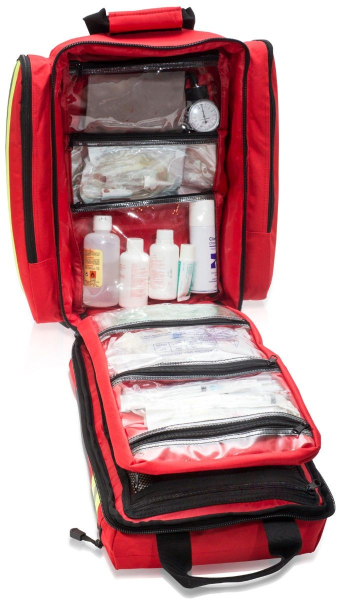 SUPPORTER Notfallrucksack - rot – Ansicht 3