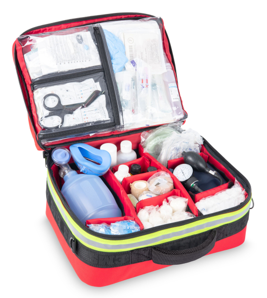 EMS FLEX Notfalltasche rot/anthrazit – Ansicht 3