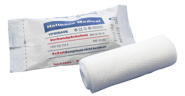 YPSISAVE Verbandpäckchen groß, Kompressengröße 10 x 12 cm