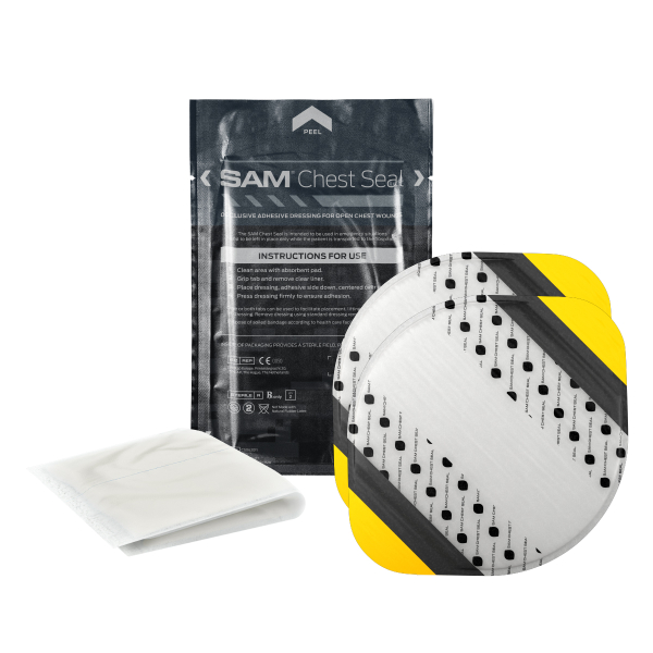 SAM® Chest Seal Thoraxverband, Ohne Ventil, 2 Stück