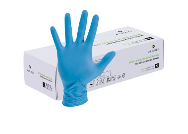 WESTMED® Nitril-Untersuchungshandschuhe puderfrei – 100 Stück