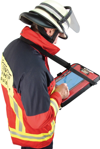 BIG Einsatz-Organizer, DIN A4 hoch – Plane – gelb