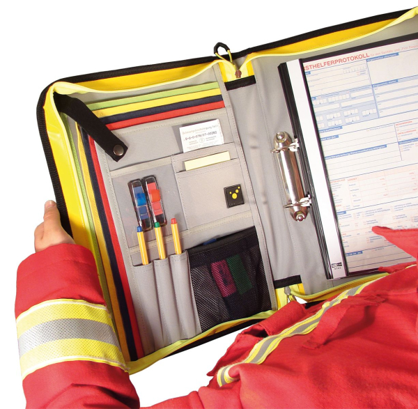 BIG Einsatz-Organizer, DIN A4 hoch – Plane – gelb