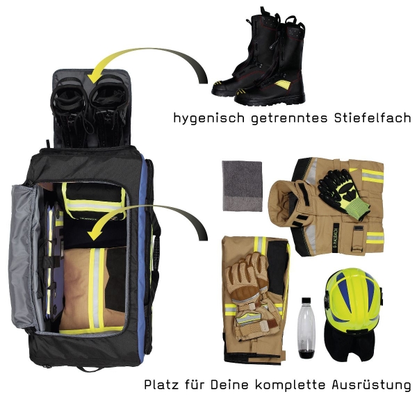 RAGBAG Bekleidungstasche schwarz/blau