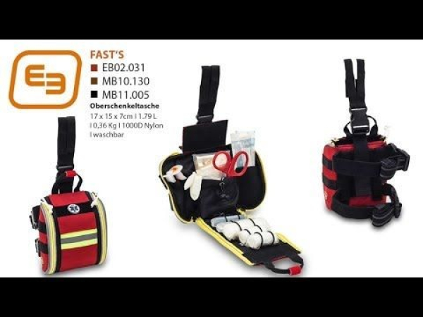 FAST Oberschenkel-Tasche schwarz – Ansicht 4