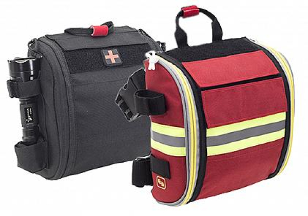 QUICKAID Oberschenkel-Tasche rot – Ansicht 2