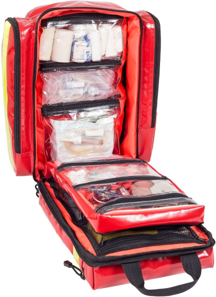 SUPPORTER Notfallrucksack, Plane rot – Ansicht 2