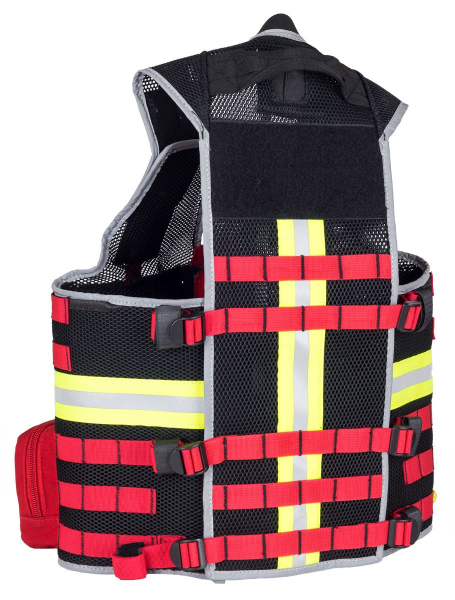 E-VEST Einsatzweste, Größe L/XL rot – Ansicht 3