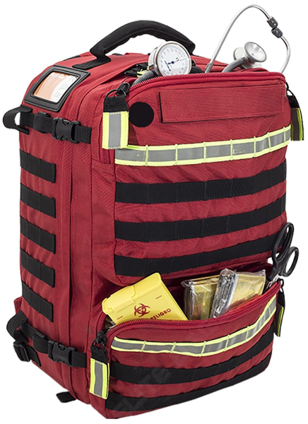 PARAMED'S Notfallrucksack rot – Ansicht 2