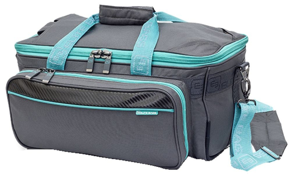 GP'S Softbag-Arzttasche grau/türkis