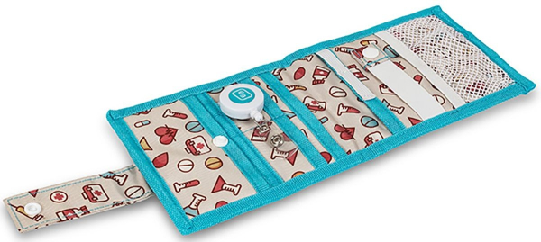 KEEN Organizer beige/blau Muster – Ansicht 4