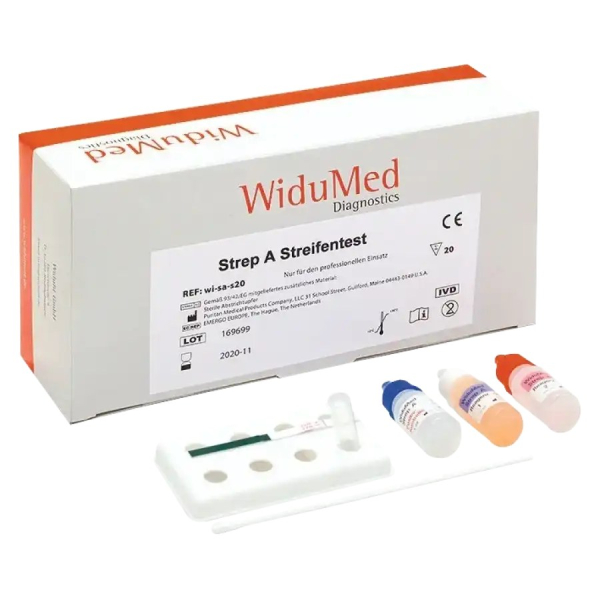 WiduMed Strep A Teststreifen – 20 Tests