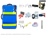Bildmontage Notfallrucksack-Set Sanitätsdienst