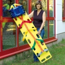 Spineboard Lifeguard mit 10-Punkt Fixiersystem mit HeadFix Kopff